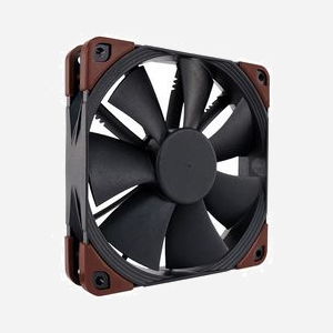 Ventilateur Noctua NF-F12 industrialPPC-2000 PWM 120mm, 450-2000 tr/min, 121.8 m³/h, 3.94 mmH2O, 29.7 dB, 12V, Roulement SSO2 - Miniature 1