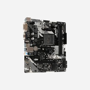 Asrock B450M-HDV R4.0 : Carte mère micro ATX AMD B450 Socket AM4, DDR4, M.2, SATA III, Gigabit Ethernet, Realtek ALC887, Windows 10 - Miniature 4