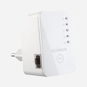 Edimax EW-7438RPN Mini Répéteur WiFi 300 Mbit/s 2.4 GHz, 802.11b/g/n, 1 x RJ45 10/100, Sécurité WEP/WPA/WPA2, Antennes intégrées, Blanc - Miniature 3