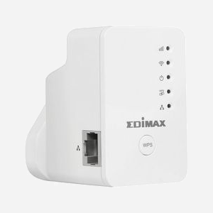 Edimax EW-7438RPN Mini Répéteur WiFi 300 Mbit/s 2.4 GHz, 802.11b/g/n, 1 x RJ45 10/100, Sécurité WEP/WPA/WPA2, Antennes intégrées, Blanc - Miniature 4