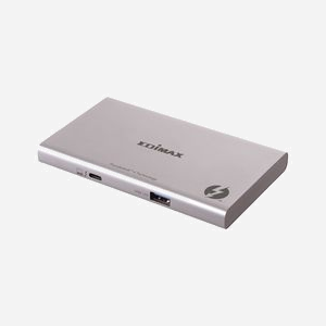 Edimax TD-405BP Station d'accueil Thunderbolt 4, 3x Thunderbolt 4, USB 3.2 Gen 2, 60W Power Delivery, Aluminium, Windows 10, macOS Big Sur