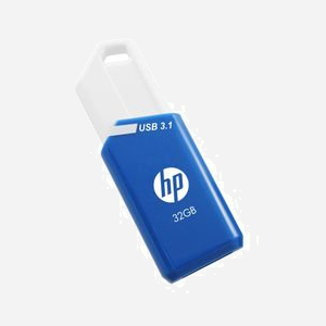 PNY x755w - Pack de 3 clés USB 32Go USB Type-A 3.2 Gen 1 - Lecture 75Mo/s, Écriture 30Mo/s - Format Slide - Bleu et Blanc - Compatible Windows - Miniature 2