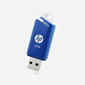 PNY x755w - Pack de 3 clés USB 32Go USB Type-A 3.2 Gen 1 - Lecture 75Mo/s, Écriture 30Mo/s - Format Slide - Bleu et Blanc - Compatible Windows - Miniature 3