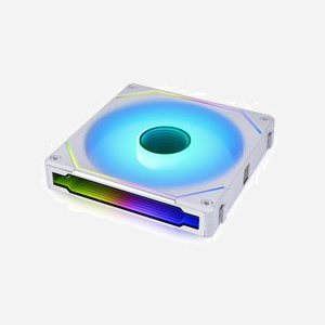 Lian Li SL-INFINITY UF-SLIN120-3W : Kit de 3 ventilateurs 120mm pour boîtier PC, 2100 tr/min, 61.3 CFM, 29dB, FDB, éclairage LED RGB, connecteurs 4-pin et 3-pin, blanc - Miniature 4