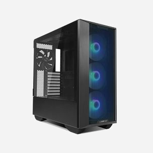 Lian Li LANCOOL III Midi Tower Noir Transparent, ATX/EATX, 4x140mm PWM, Mesh, Verre Trempé, 4x3.5", 8x2.5", USB 3.2 Gen1/Gen2, Refroidissement Air/AIO/Watercooling - Miniature 1