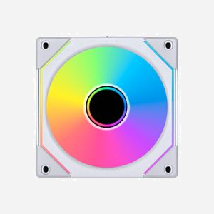 Lian Li UF-SLIN140-1W Ventilateur 140mm pour Boitier PC, 0.2-1600 tr/min, 72.7 CFM, 28 dB, LED RGB Multi, Connecteur 4-Pin, 2.88 mmH2O, Blanc - Miniature 2