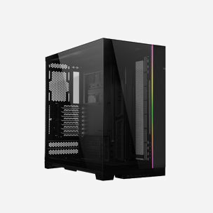 Lian Li O11 Dynamic EVO XL Tower Noir - Boîtier PC Grand Tour, ATX/EATX, Aluminium/Acier/Verre Trempé, 4x 3.5", 3x 2.5", USB 3.2 Gen 1/2, Radiateurs 420 mm - Miniature 1
