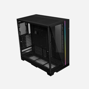 Lian Li O11 Dynamic EVO XL Tower Noir - Boîtier PC Grand Tour, ATX/EATX, Aluminium/Acier/Verre Trempé, 4x 3.5", 3x 2.5", USB 3.2 Gen 1/2, Radiateurs 420 mm - Miniature 2