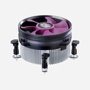 Cooler Master RR-X117-18FP-R1 Refroidisseur CPU Aluminium 9.5cm, 1800tr/min, 19dBA, compatible Intel Celeron/Pentium, LGA 1151, 60.4mm hauteur - Miniature 1
