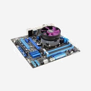 Cooler Master RR-X117-18FP-R1 Refroidisseur CPU Aluminium 9.5cm, 1800tr/min, 19dBA, compatible Intel Celeron/Pentium, LGA 1151, 60.4mm hauteur - Miniature 2