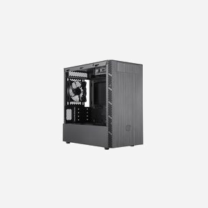 Cooler Master MasterBox MB400L Tower Noir - Micro ATX/Mini-ITX - 2x3.5" 2x2.5" - USB 3.2 Gen 1 - Vent arrière 120mm - Radiateurs 280mm avant, 120mm arrière/haut