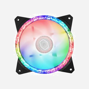 Cooler Master MasterFan MF120 Prismatic 120mm : 650-2000 RPM, 55 CFM, 2.91 mmH2O, Noir, LED RGB, Connecteur 4-Pin PWM, MTTF 160000h - Miniature 4