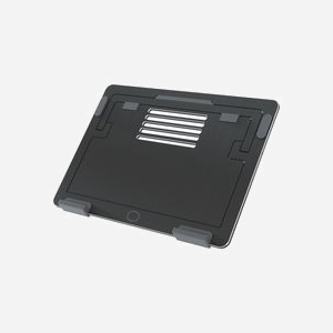 Cooler Master ErgoStand Air Noir - Support Aluminium & Caoutchouc pour Notebook 10"-15.6" - 5 positions - Pliable - Charge Max 20kg - 215x298x17mm