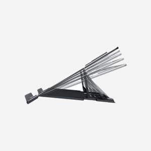 Cooler Master ErgoStand Air Noir - Support Aluminium & Caoutchouc pour Notebook 10"-15.6" - 5 positions - Pliable - Charge Max 20kg - 215x298x17mm - Miniature 3