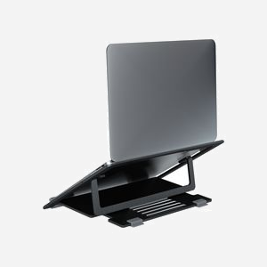 Cooler Master ErgoStand Air Noir - Support Aluminium & Caoutchouc pour Notebook 10"-15.6" - 5 positions - Pliable - Charge Max 20kg - 215x298x17mm - Miniature 4