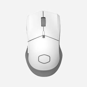 Cooler Master MM311 Souris Gamer Ambidextre RF sans Fil 10000 DPI Optique, 1 Bouton Programmable, 125-1000Hz, Patins PTFE, Blanc, 54g