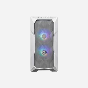 Cooler Master TD300 Mini Tower Blanc - Boîtier PC Micro ATX/Mini-ITX, 2x120mm avant, Mesh, Acier, 2x3.5", 4x2.5", RGB, USB 3.2 Gen 1 - Miniature 1
