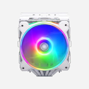 Cooler Master Hyper 622 Halo White Refroidisseur CPU Air, 2x120mm PWM 650-2050 tr/min, 51.88 CFM, Blanc, Socket LGA1700/AM5