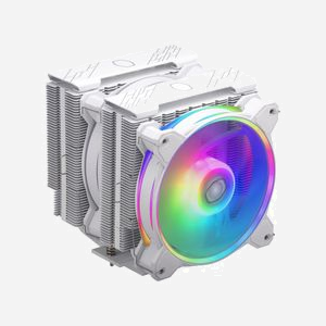 Cooler Master Hyper 622 Halo White Refroidisseur CPU Air, 2x120mm PWM 650-2050 tr/min, 51.88 CFM, Blanc, Socket LGA1700/AM5 - Miniature 3
