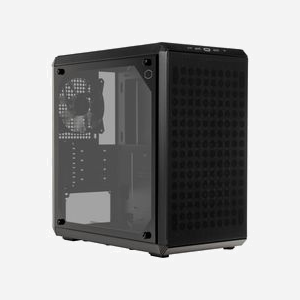 Cooler Master Q300L V2 Mini Tower PC Noir/Transparent, microATX/Mini-ITX, 1x120mm arrière, USB 3.2, Acier/Plastique/Verre Trempé, 360x387x383mm - Miniature 3