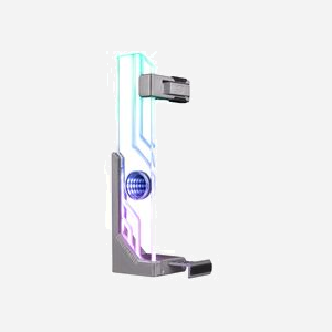 Cooler Master Atlas ARGB GPU Support Universel MCA-U000R-AGSBTG-00 : Aluminium/Plastique/Verre Trempé, 3 kg max, 44.2x195.7x75.5mm, Câble 0.6m - Miniature 2