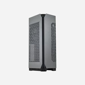 Cooler Master NCORE 100 MAX Gris SFF - Boîtier PC ITX, Bloc 850W ATX 80+ Gold, Refroidissement Liquide 2x120mm, USB 3.2 Gen 1/Gen 2, 1x2.5"
