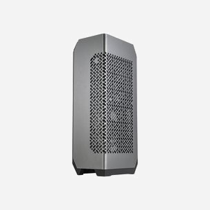 Cooler Master NCORE 100 MAX Gris SFF - Boîtier PC ITX, Bloc 850W ATX 80+ Gold, Refroidissement Liquide 2x120mm, USB 3.2 Gen 1/Gen 2, 1x2.5" - Miniature 2