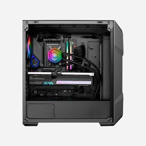 Cooler Master TD500 MAX Full Tower Noir - Alimentation 850W 80+ Gold - Vent. 3x120mm avant, 1x120mm arrière, Radiateur 360mm - USB 3.2 - ATX - Miniature 2