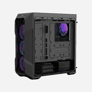Cooler Master TD500 MAX Full Tower Noir - Alimentation 850W 80+ Gold - Vent. 3x120mm avant, 1x120mm arrière, Radiateur 360mm - USB 3.2 - ATX - Miniature 3