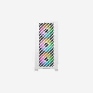 Cooler Master Elite 301 White - Mini Tower PC Blanc, Vent. 3x120mm, USB 3.2 Gen 1 Type-A/C, Micro ATX/ITX, Baies 3.5"/2.5", Acier/Verre Trempé - Miniature 2