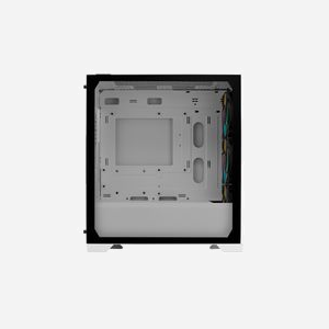 Cooler Master Elite 301 White - Mini Tower PC Blanc, Vent. 3x120mm, USB 3.2 Gen 1 Type-A/C, Micro ATX/ITX, Baies 3.5"/2.5", Acier/Verre Trempé - Miniature 4