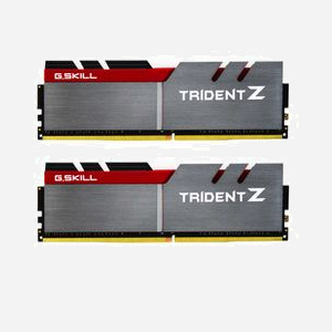 G.Skill DDR4 16GB (2x8GB) 3200MHz CL16 1.35V Unbuffered DIMM PC/Serveur Gris/Noir/Rouge - F4-3200C16D-16GTZB - Miniature 1