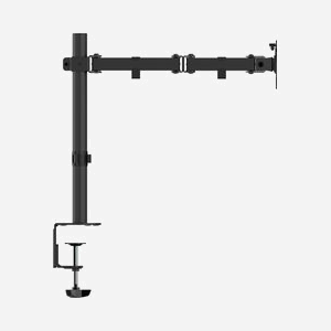 Support écran plat Vision VFM-DP2B pour bureau 13"-32", fixation pince, VESA 75/100mm, inclinaison -45°/+45°, pivot 180°, charge max 8kg - Miniature 2