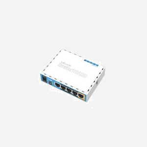 Mikrotik hAP RB951UI-2ND Routeur 2.4GHz 802.11b/g/n, 5x RJ45 10/100, PoE, USB 2.0, Qualcomm Atheros, 64Mo RAM, Antenne 1.5dBi, Blanc - Miniature 2