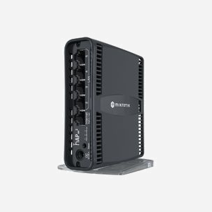 Mikrotik hAP ax2 Routeur Gigabit Ethernet Bi-bande Wi-Fi 6 (802.11ax) 1200Mbps, CPU 4 cœurs 864MHz, 1GB RAM, 5x GbE, PoE, RouterOS - Miniature 2