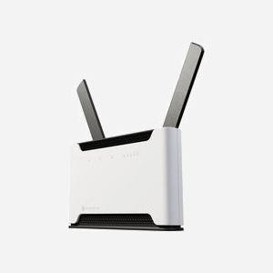 Mikrotik Chateau LTE18 ax Routeur Bi-bande 2.4/5GHz Wi-Fi 6 (802.11ax) 1200Mbps, 4G LTE, 4x GbE, 1x 2.5GbE, USB, 128MB RAM, 128MB Flash - Miniature 1