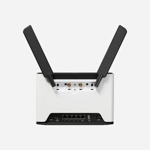 Mikrotik Chateau LTE18 ax Routeur Bi-bande 2.4/5GHz Wi-Fi 6 (802.11ax) 1200Mbps, 4G LTE, 4x GbE, 1x 2.5GbE, USB, 128MB RAM, 128MB Flash - Miniature 3
