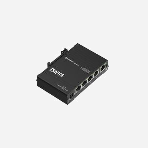 Teltonika TSW114000000 Switch Non-Géré 5 ports Gigabit Ethernet RJ-45, MAC 2000 entrées, IEEE 802.3, Boîtier Aluminium IP30, Montage Mural/Rail DIN - Miniature 3