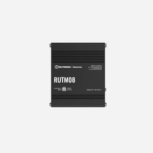 Teltonika RUTM08 Routeur Gigabit Ethernet - CPU MediaTek MIPS 1004Kc 880MHz, 4xLAN, 1xWAN, USB 2.0, RutOS, Pare-feu, VPN, Alimentation CC - Miniature 1