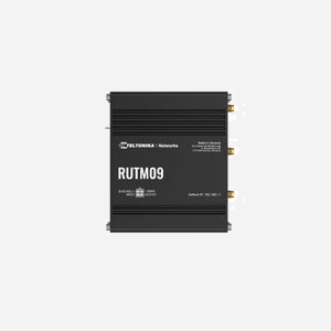Teltonika RUTM09 Routeur 4G LTE Gigabit Ethernet, Processeur MediaTek 880MHz, 4x LAN, 1x WAN, RutOS, Pare-feu, VPN, Alimentation DC, Température -40°C à 75°C