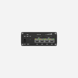 Teltonika RUTM09 Routeur 4G LTE Gigabit Ethernet, Processeur MediaTek 880MHz, 4x LAN, 1x WAN, RutOS, Pare-feu, VPN, Alimentation DC, Température -40°C à 75°C - Miniature 4