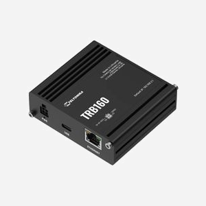 Teltonika TRB160 : Gateway IoT 4G LTE Cat6, ARM Cortex-A7 1.2GHz, 1xGE RJ45, IP30, Antenne Externe SMA, 128MB RAM, 256MB Flash, 9-30V - Miniature 1