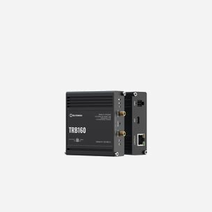 Teltonika TRB160 : Gateway IoT 4G LTE Cat6, ARM Cortex-A7 1.2GHz, 1xGE RJ45, IP30, Antenne Externe SMA, 128MB RAM, 256MB Flash, 9-30V - Miniature 3