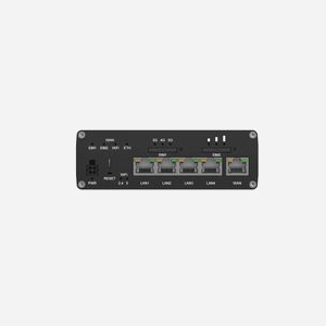 Teltonika RUTC50 Routeur Industriel 5G Bi-bande WiFi 6 (802.11ax) 2402Mbps, Gigabit Ethernet, LTE Cat20, Dual SIM, CPU ARM Cortex-A53, RutOS - Miniature 5