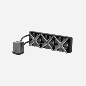 ALSEYE X360 Refroidisseur Liquide All-in-One CPU 120mm, Radiateur Aluminium 393mm, Ventilateur 1600 RPM, 56.3 CFM, 1.97 mmH2O, compatible CPU - Miniature 1