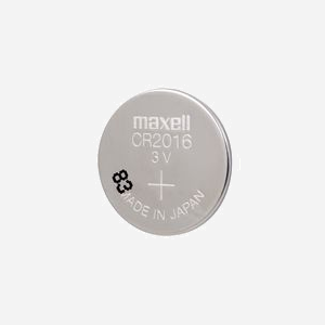 Maxell Pile Lithium CR2016 3V 90mAh LiMnO2, Dimension 20x1.6mm, Température -20°C à 85°C, Poids 1.7g, Conditionnement Blister - Miniature 2