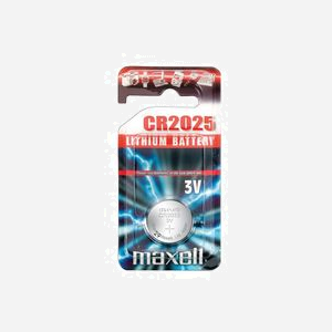 Maxell CR2025 Pile Lithium Usage Unique 3V Pile Bouton (5.85x90x44mm, 4.9g) Batterie Lithium CR2025 3V - Miniature 1