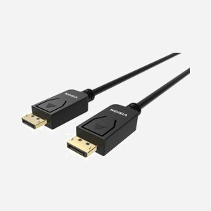 Câble Vision DisplayPort Mâle/Mâle 3m Noir TC-3MDP/BL, Contacts Or, AWG28, Diamètre 7.3mm, Compatible Plug & Play