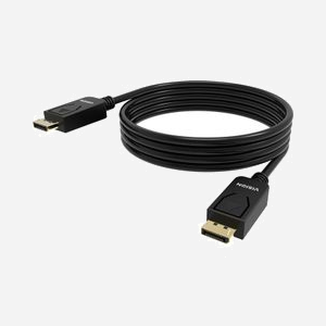 Câble Vision DisplayPort Mâle/Mâle 3m Noir TC-3MDP/BL, Contacts Or, AWG28, Diamètre 7.3mm, Compatible Plug & Play - Miniature 4