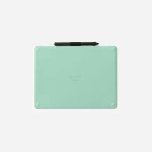 Wacom Intuos M Bluetooth Noir/Vert CTL-6100WLE-N Tablette Graphique 2540 lpi 216x135mm, Stylet 4096 niveaux, Bluetooth 4.2, Windows/macOS - Miniature 4
